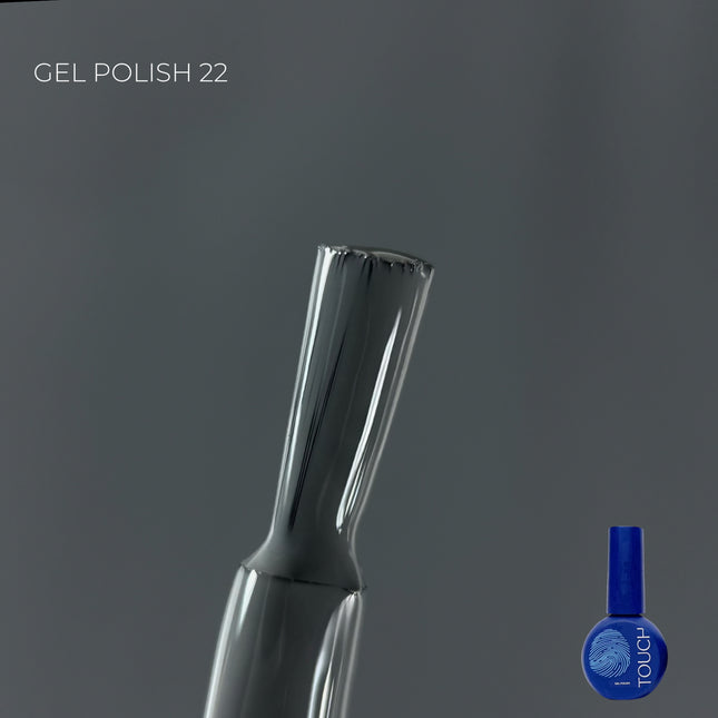 TOUCH Gel Polish gelinis lakas 22, 9ml – ilgalaikis UV/LED džiovinamas gelinis lakas manikiūrui