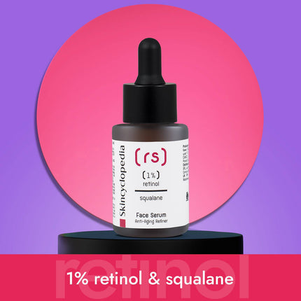 Skincyclopedia 30ml serumas su retinolio kompleksu – giluminis raukšlių mažinimas ir odos tankio gerinimas