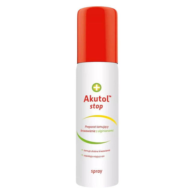 BeautyKit Akutol Stop hemostatinis purškalas žaizdoms 60 ml – greitai stabdo kraujavimą kosmetologijos kabinete