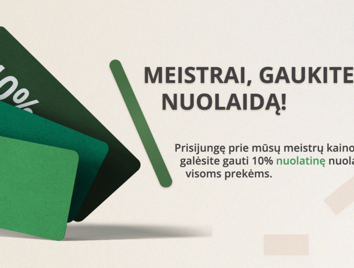 Nuolaidos grozio salonams