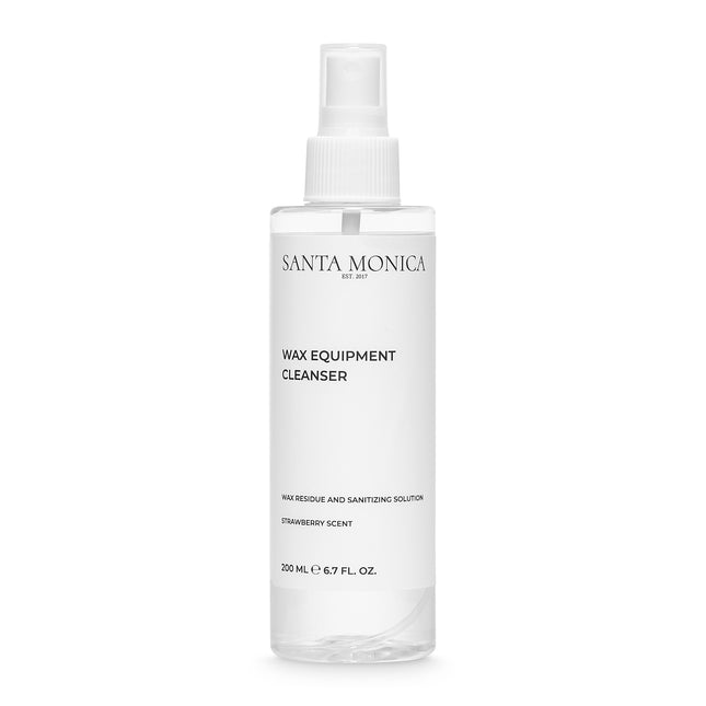 SANTA MONICA vaškavimo įrangos valiklis 200 ml – profesionalus depiliacijos kabinetų priemonių valymas