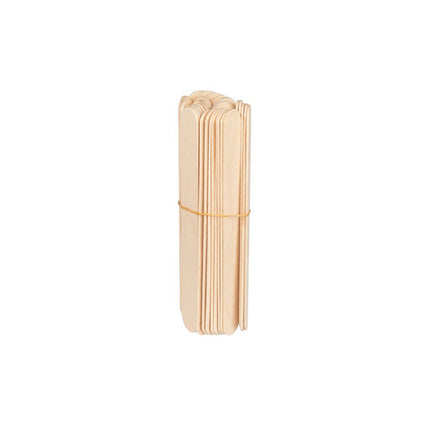 ACTIVESHOP medinės mentelės depiliacijai salonams – greitas darbas, higiena, 14 cm ilgio vienkartinės priemonės