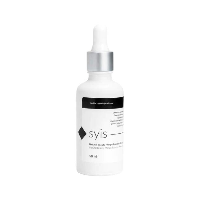 SYIS Natural Beauty Mango Booster energizuojantis veido serumas su vaisių ekstraktais ir augaliniais aliejais, 50 ml