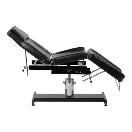 Hidraulisks tetovēšanas krēsls PRO INK 210DH, melns
