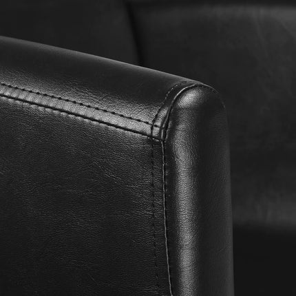 GABBIANO MATARO juoda saloninė kėdė – patvarus kirpyklos baldas intensyviam naudojimui