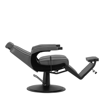 Barberio kėdė HAIR SYSTEM BM88066B – ergonomiška sėdimoji vieta vyriškų kirpyklų salons
