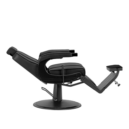 Barberio salono kėdė Hair System BM88066B – juodas dizainas intensyviam kasdieniam naudojimui