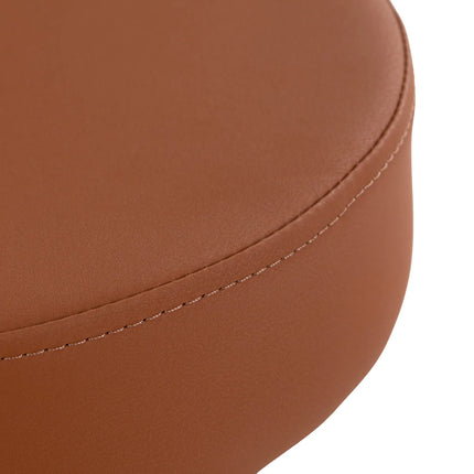 GABBIANO D026 ruda kėdė – patikimas kirpėjo baldas su ergonomišku dizainu