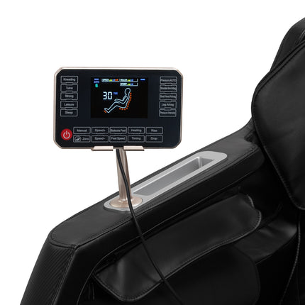Profesionalus SAKURA Prime 101 masažinis baldas – stabilus metalinis rėmas juodos spalvos