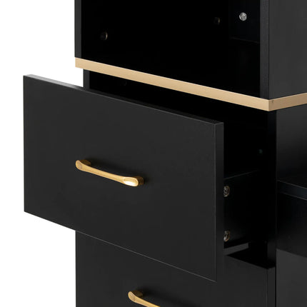 GABBIANO kirpyklos baldas TOTEM GOLD – darbo vietos organizavimas profesionaliems salonams