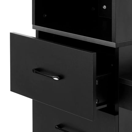 GABBIANO TOTEM BLACK kirpyklos įrankių stendas – tvarka ir efektyvumas darbo vietoje