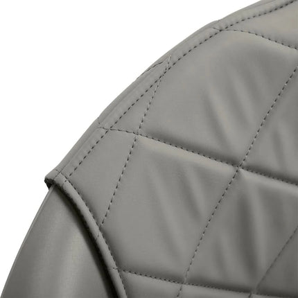 Kirpyklos kėdė su hidrauliniu mechanizmu Halo Noir – ergonomiška konstrukcija kirpėjams