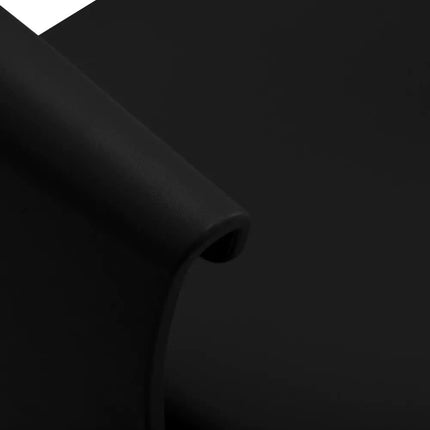 Kirpėjo darbo kėdė Hair System Halo Noir juoda – ergonomika ir kliento komfortas pirmoje vietoje