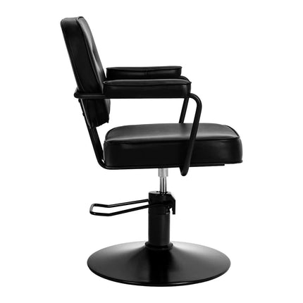 Profesionali HAIR SYSTEM kirpyklos kėdė TRU NOIR – ergonomiška sėdynė intensyviam kasdieniam naudojimui