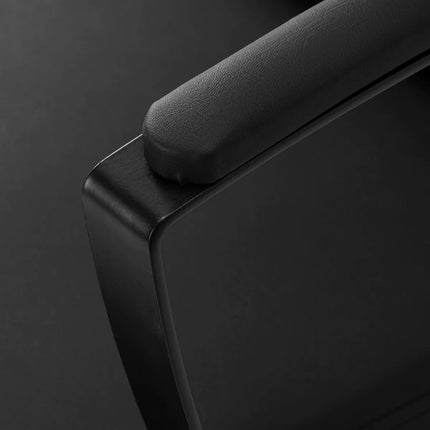 HAIR SYSTEM EDGE NOIR juoda plautuvė – funkcionalus ir ilgaamžis kirpyklos darbo zonos baldas