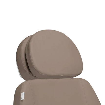 Kosmetologijos salono elektrinis gultas SILLON rudas – paprastas valdymas pedaline arba pultine sistema