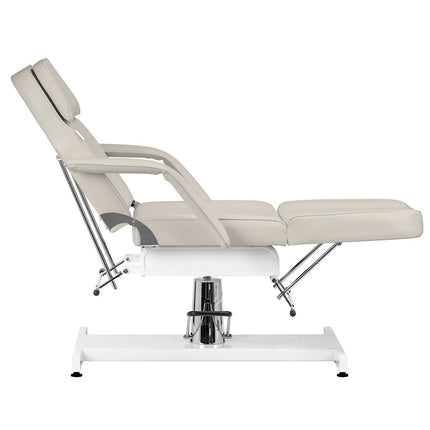 Fotel kosmetyczny hydrauliczny Sillon v2 210 beżowy