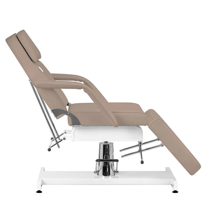 SILLON v2 210 hidraulinis gultas iš šono – stabili konstrukcija kosmetologijos kabinetui