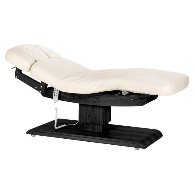 SILLON Relax SPA elektrinis masažo gultas 3 variklių, smėlio spalva su juodu pagrindu
