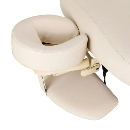 SILLON Comfort SPA gultas iš šono – erdvi darbo zona masažuotojui profesionalioje studijoje