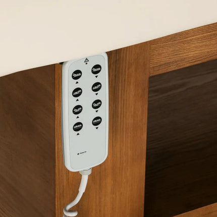 Masažo gultas SILLON Leisure SPA – elektrinis valdymas, 3 varikliai, smėlio atspalvis