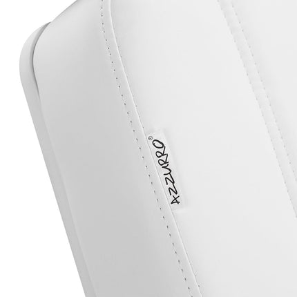 AZZURRO LUX trijų variklių elektrinis krėslas kosmetologei su baltu dizainu