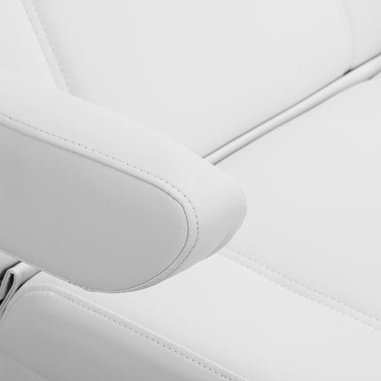 Fotel kosmetyczny do pedicure elektryczny Azzurro Lux 3 silniki biały