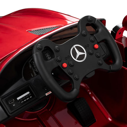 GABBIANO vaikiška kirpyklos kėdė Mercedes, raudona
