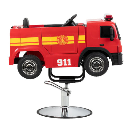 GABBIANO vaikiška kirpyklos kėdė Firetruck, raudona