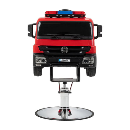 GABBIANO vaikiška kirpyklos kėdė Firetruck, raudona