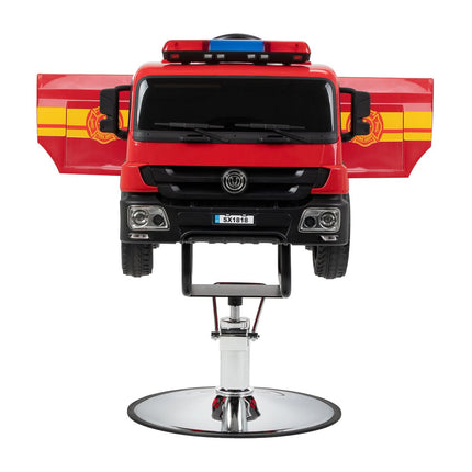 GABBIANO vaikiška kirpyklos kėdė Firetruck, raudona