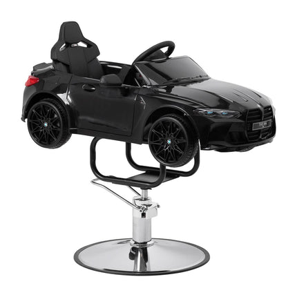 GABBIANO vaikiška kirpyklos kėdė BMW, juoda