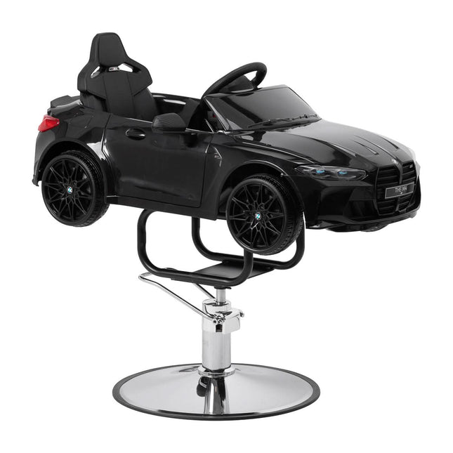 GABBIANO vaikiška kirpyklos kėdė BMW, juoda