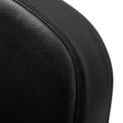 HAIR SYSTEM KOMODO juoda kėdė – hidraulinis pagrindas, ergonomiška forma, idealus sprendimas kirpykloms
