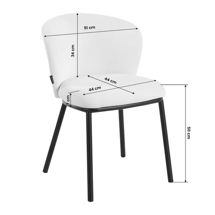 4RICO kėdė Linea, balta
