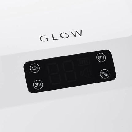 48W nagų lempa GLOW – minimali priežiūros trukmė tarp procedūrų salono specialistams