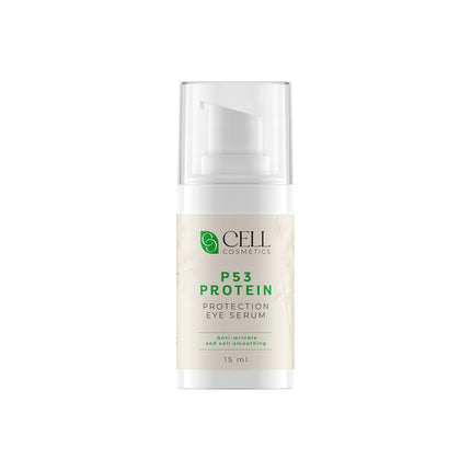CELL COSMETICS P53 Protection raukšles mažinantis paakių serumas 15 ml – profesionalios linijos koncentruotas produktas salon
