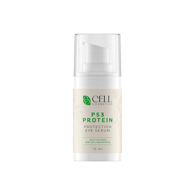 CELL COSMETICS P53 Protection raukšles mažinantis paakių serumas 15 ml – profesionalios linijos koncentruotas produktas salon