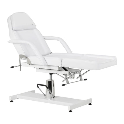 Hidraulinis kosmetologinis krėslas SILLON 210 su supimo funkcija, baltas – nuotrauka 2