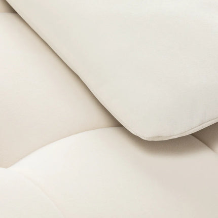 SILLON Umbra darbo vieta blakstienų meistrei — baltas veliūras, ergonomiška konstrukcija