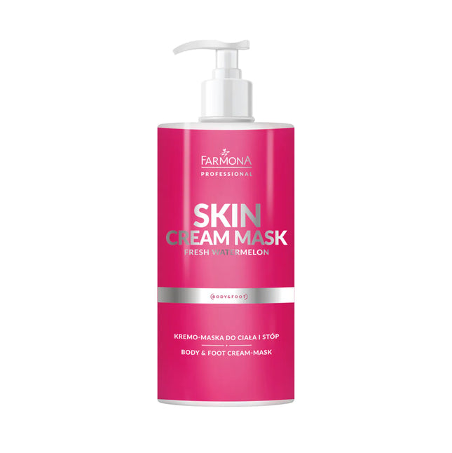 FARMONA PROFESSIONAL arbūzų kvapo kūno ir pėdų kreminė kaukė 500 ml – drėkinanti SPA procedūra salonams