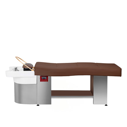 GABBIANO Head Spa 017 plautuvė – ergonomiška gulima konstrukcija kirpyklų ir grožio salonų reikmėms