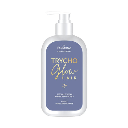 Farmona TRYCHO GLOW - specializuota drėkinamoji plaukų kaukė, 375 ml.