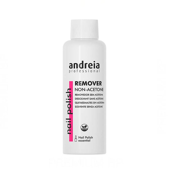 Andreia Professional nagų lako valiklis be acetono 100ml – švelnus manikiūro priežiūros produktas salonams