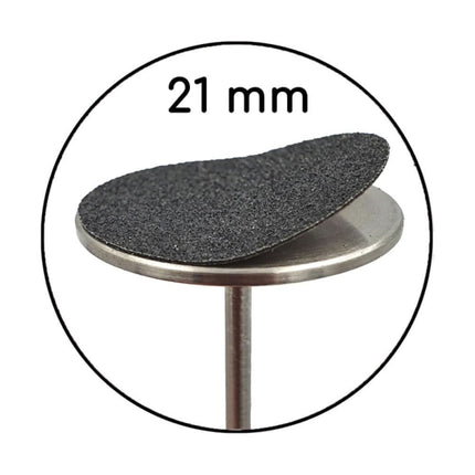 The Pilochi juodi abrazyvai 180 grūdėtumo 21mm – smulkus nagų finishing salonams ir manikiūro meistrams