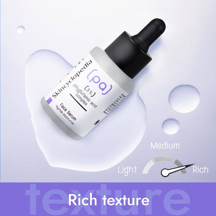 Skincyclopedia 3% poliglutamo rūgšties serumas – kosmetologams skirtas drėkinamasis koncentratas 30ml