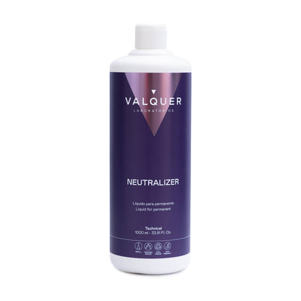 VALQUER cheminio garbanojimo neutralizatorius 1000ml – profesionali plaukų struktūros stabilizavimo priemonė salonams