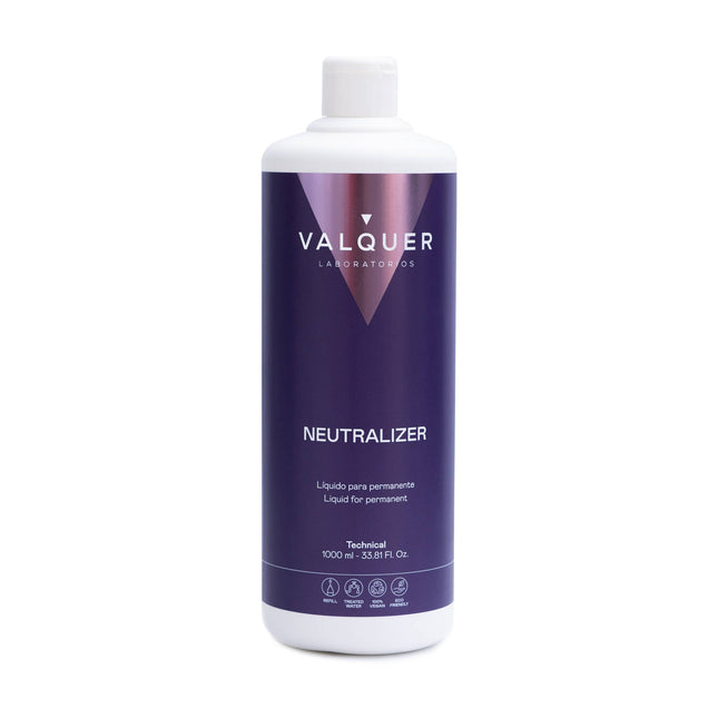 VALQUER cheminio garbanojimo neutralizatorius 1000ml – profesionali plaukų struktūros stabilizavimo priemonė salonams