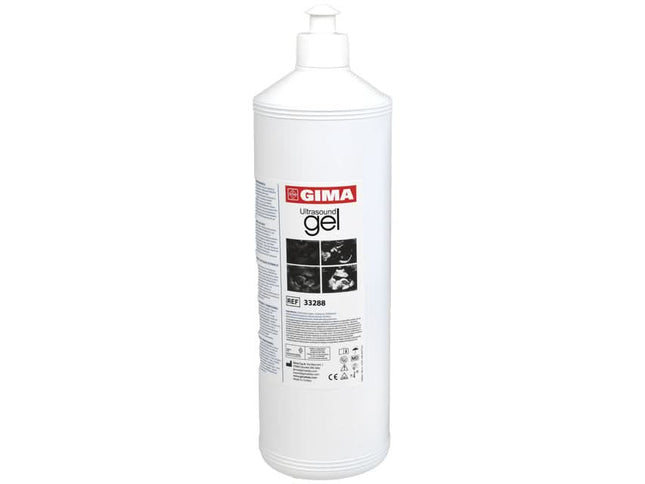 GIMA mėlynas ultragarso gelis kosmetologijai Italija 1L – profesionalus laidumas procedūroms