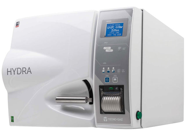 GIMA HYDRA EVO 15L N klasės autoklavas su spausdintuvu kosmetologijos salonui sterilizacijai